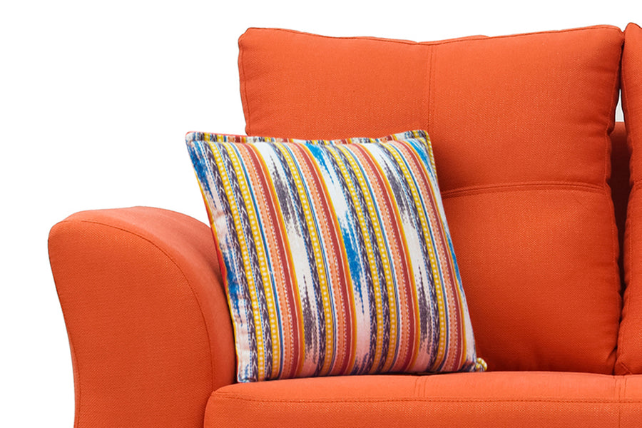 Bola Fabric 2 Seater Sofa In Dark Colour Colour - Febonic Living