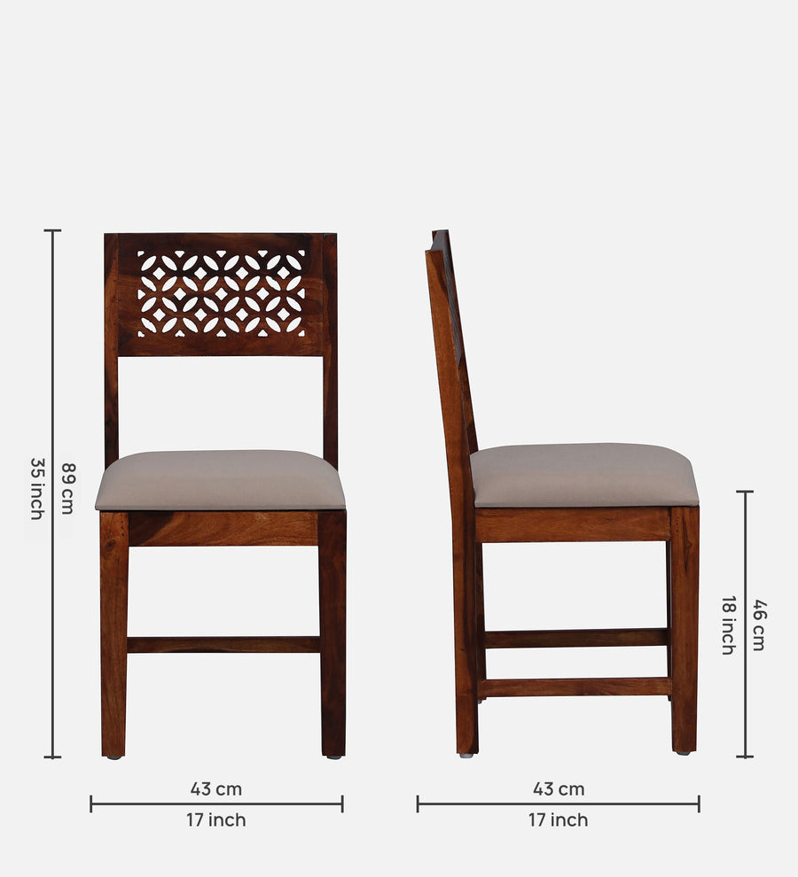 Sahni Sheesham Wood 4 Seater Dining Set in Scratch Resistant Honey Oak Finish With Bench - Febonic Living