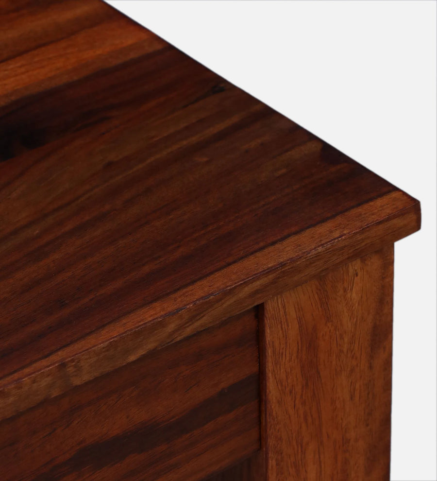 Sahni Sheesham Wood 4 Seater Dining Set in Scratch Resistant Honey Oak Finish With Bench - Febonic Living