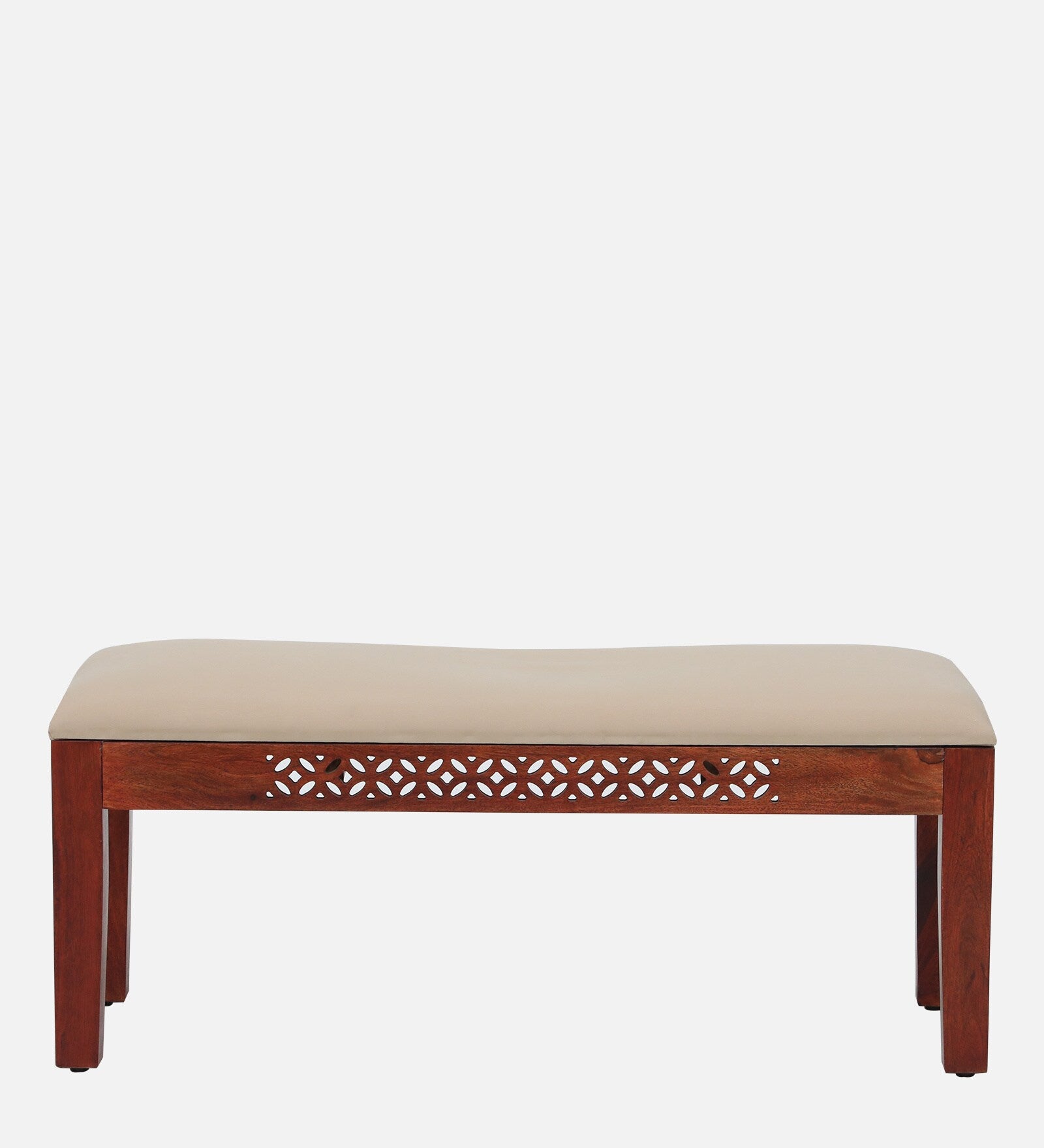Sahni Sheesham Wood 6 Seater Dining Set In Scratch Resistant Honey Oak Finish With Bench - Febonic Living