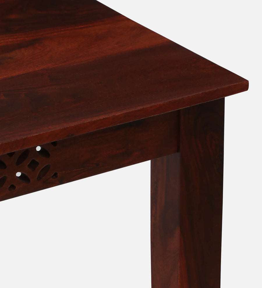 Sahni Sheesham Wood 6 Seater Dining Set In Scratch Resistant Honey Oak Finish With Bench - Febonic Living