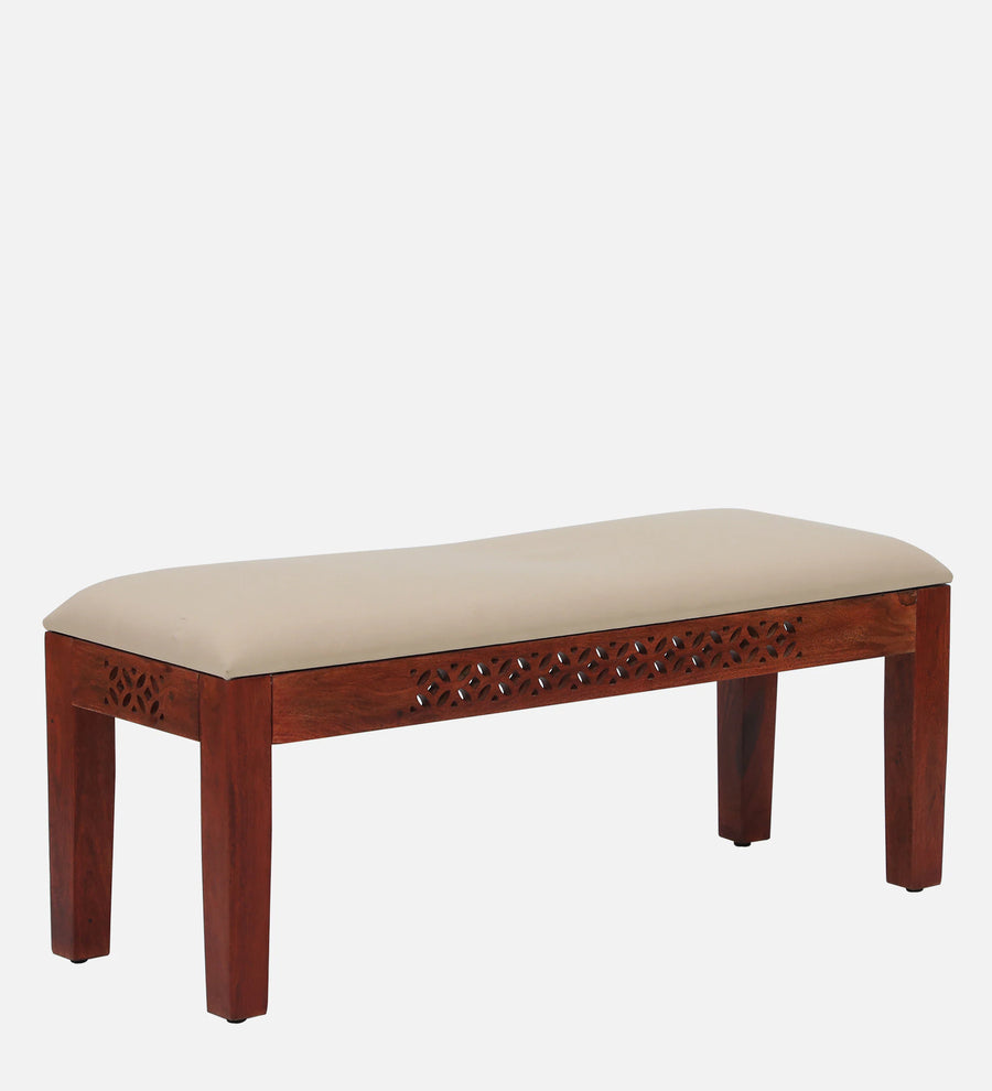 Sahni Sheesham Wood 6 Seater Dining Set In Scratch Resistant Honey Oak Finish With Bench - Febonic Living