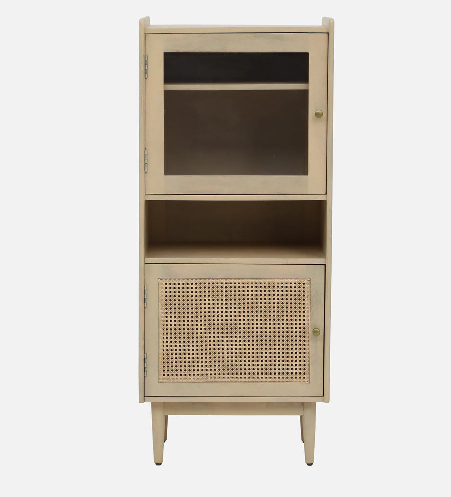 Mainz Solid Wood Book Case In Gold Wash Finish - Febonic Living