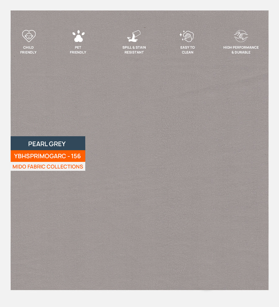 Velvet Mido Fabric Pearl Grey 156 Code by Febonic Living