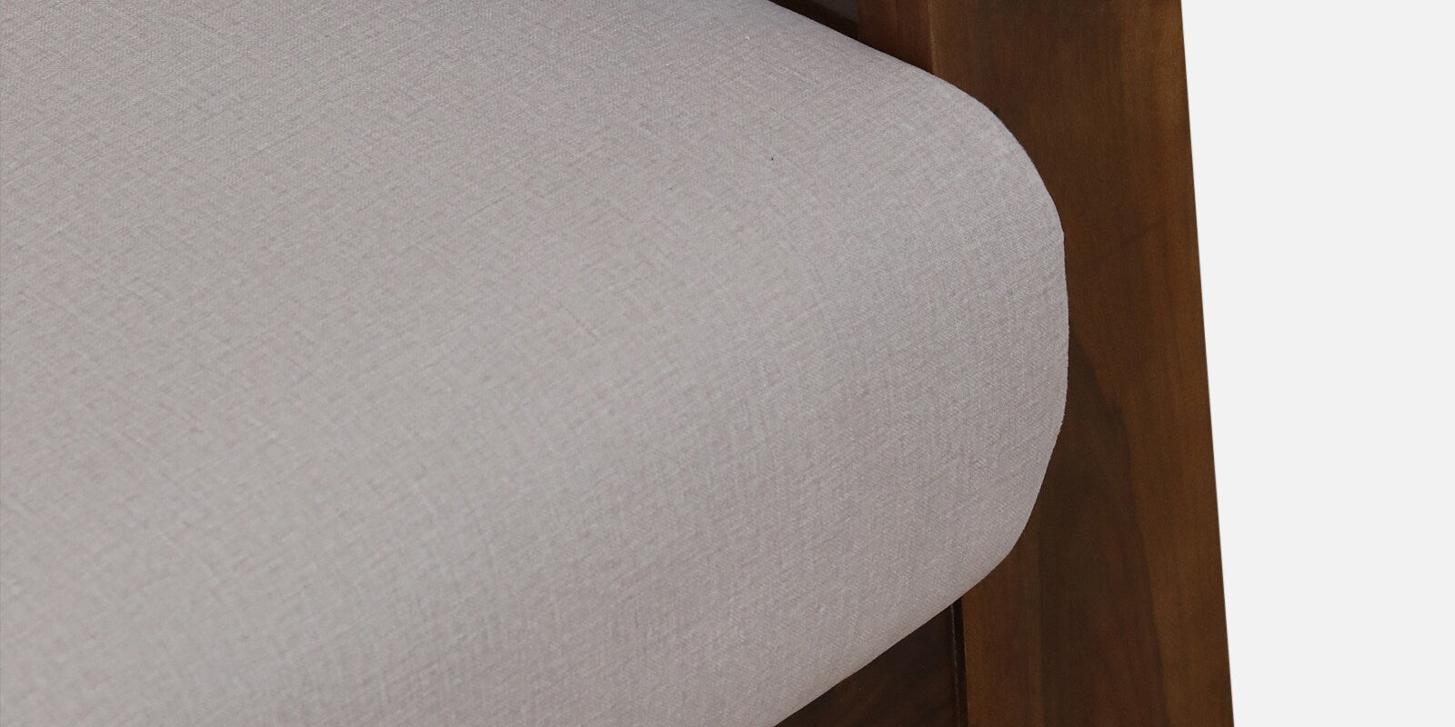 Masim Sheesham Wood 2 Seater Sofa In Beige Colour - Febonic Living