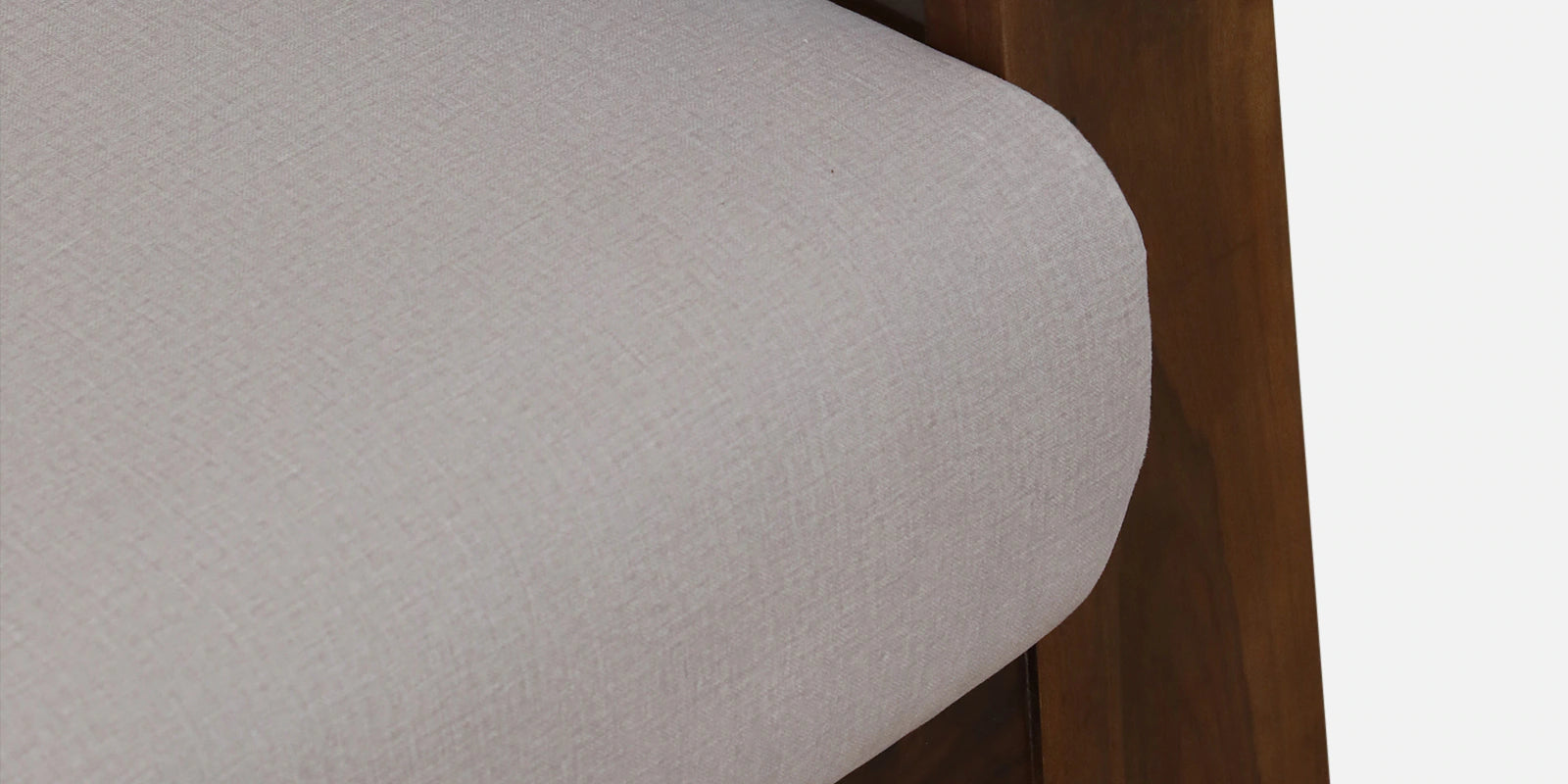 Masim Sheesham Wood 3 Seater Sofa In Beige Colour - Febonic Living