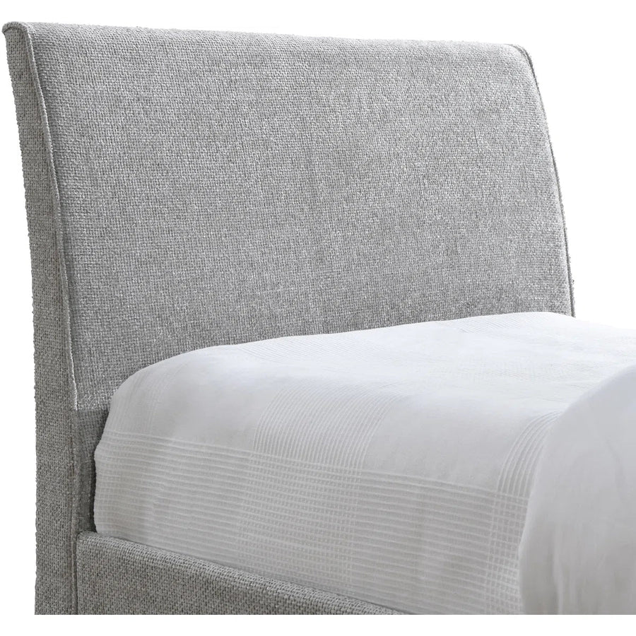 Petty Fabric Upholstered Trundle Bed In Coin Grey Colour - Febonic Living