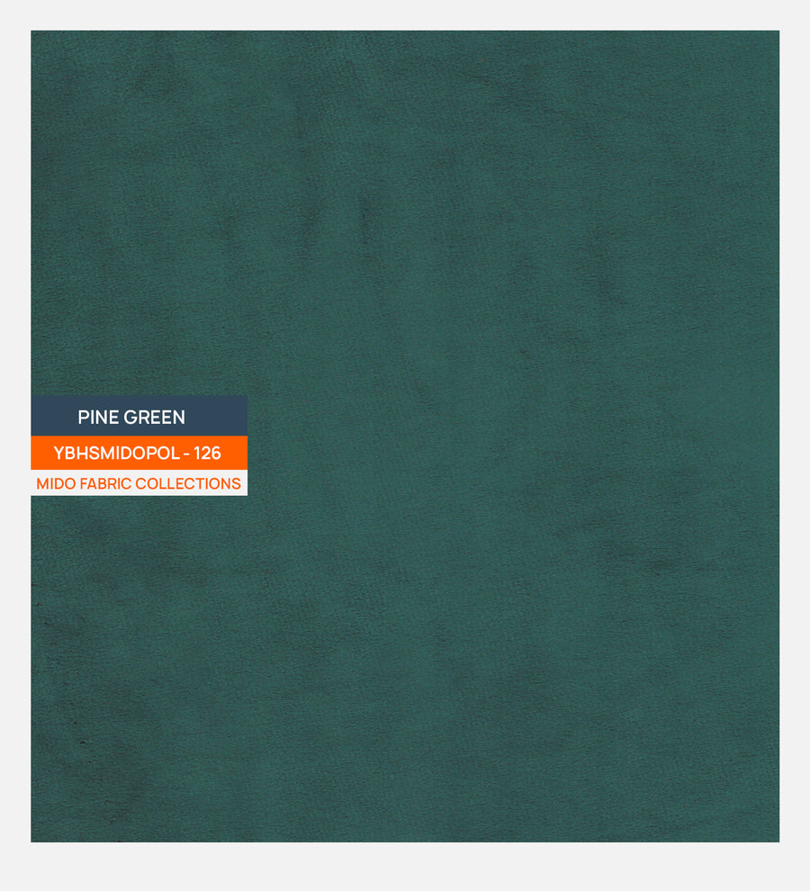 Velvet Mido Fabric Pine Green 126 Code by Febonic Living