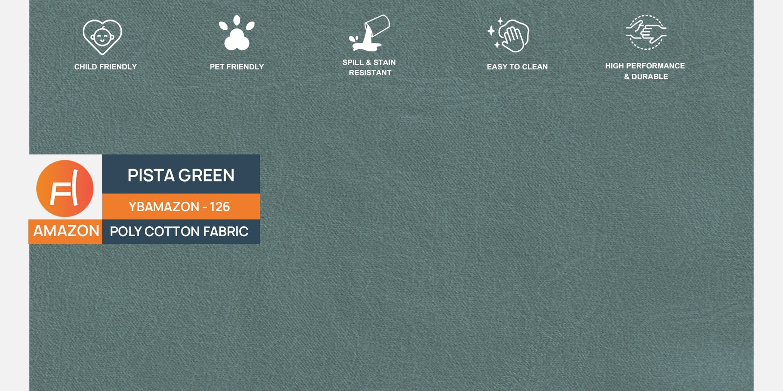 Woody Fabric RHS Sectional Sofa (3+Lounger) In Pista Green Colour - Febonic Living