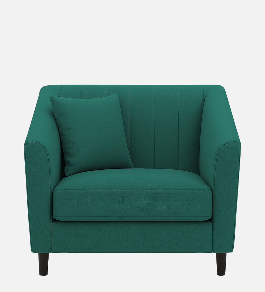 Polon Fabric 1 Seater Sofa In Sage Green Colour - Febonic Living