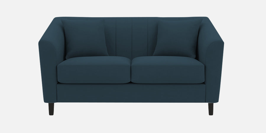 Polon Fabric 2 Seater Sofa In Cool Blue Colour - Febonic Living