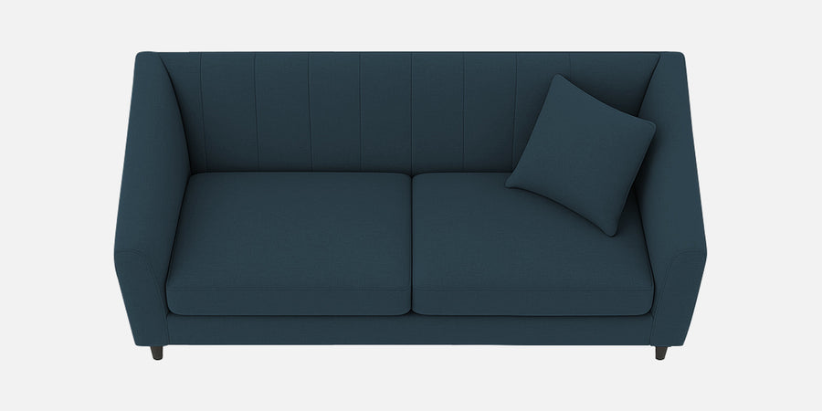 Polon Fabric 2 Seater Sofa In Cool Blue Colour - Febonic Living