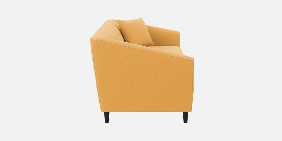 Polon Fabric 2 Seater Sofa In Corn Yellow Colour - Febonic Living