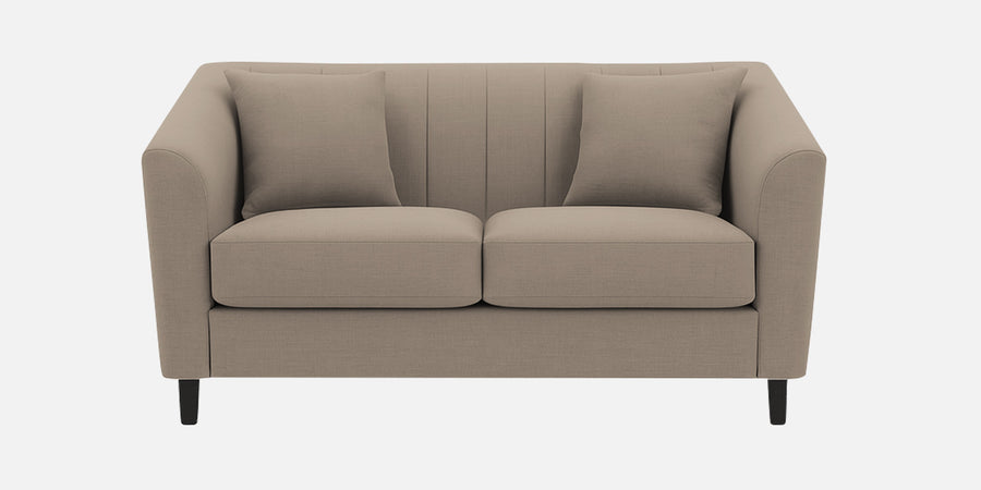 Polon Fabric 2 Seater Sofa In Hazel Beige Colour - Febonic Living