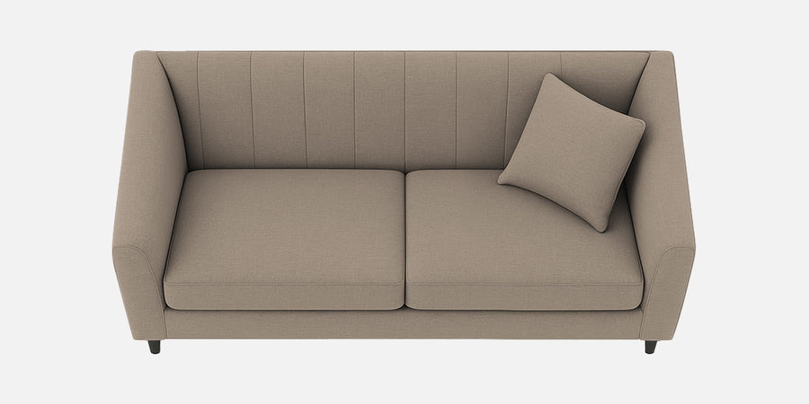 Polon Fabric 2 Seater Sofa In Hazel Beige Colour - Febonic Living