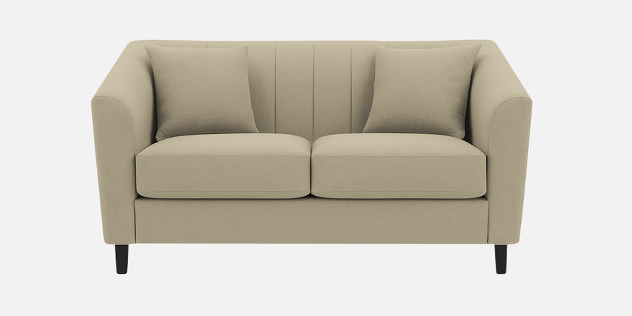 Polon Fabric 2 Seater Sofa In Honey Beige Colour - Febonic Living