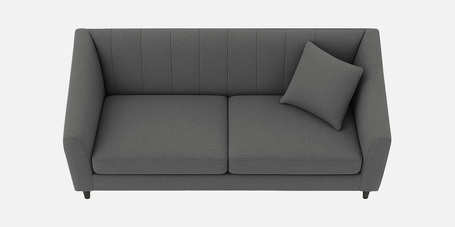Polon Fabric 2 Seater Sofa In Stone Grey Colour - Febonic Living