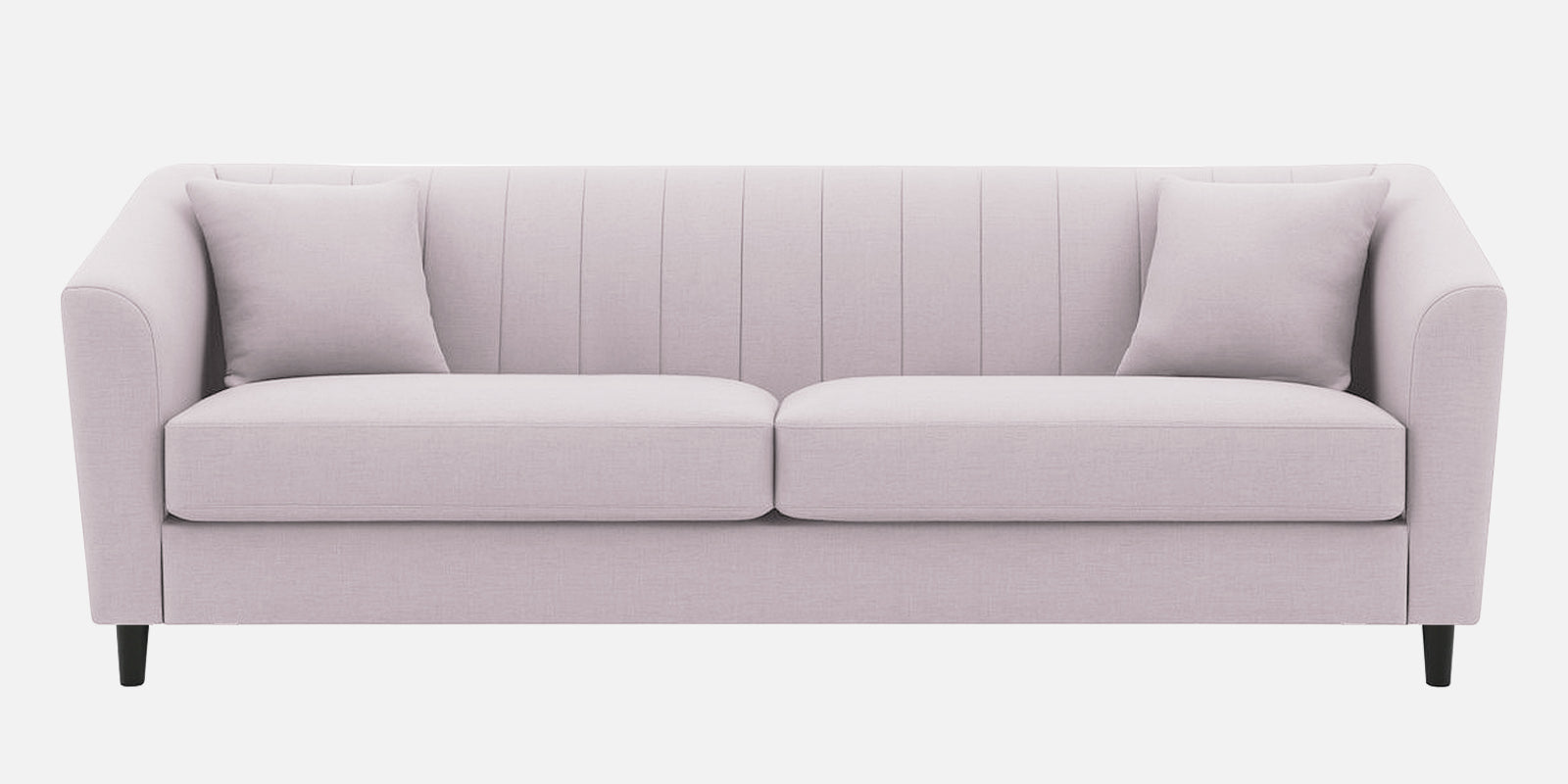 Polon Fabric 3 Seater Sofa In Almond Beige Colour