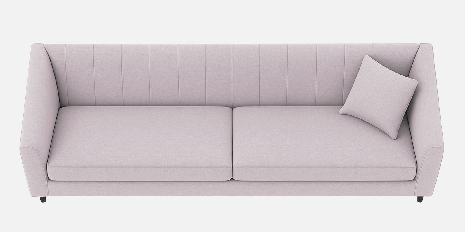 Polon Fabric 3 Seater Sofa In Almond Beige Colour