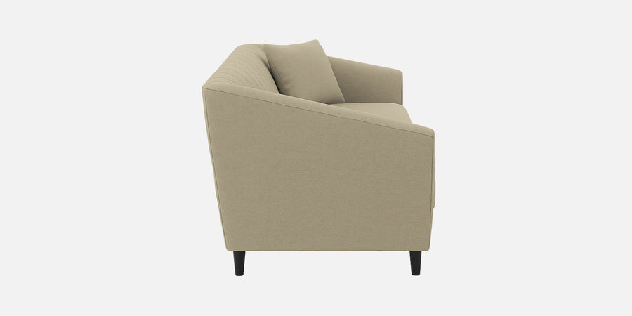 Polon Fabric 3 Seater Sofa In Silver Grey Colour - Febonic Living