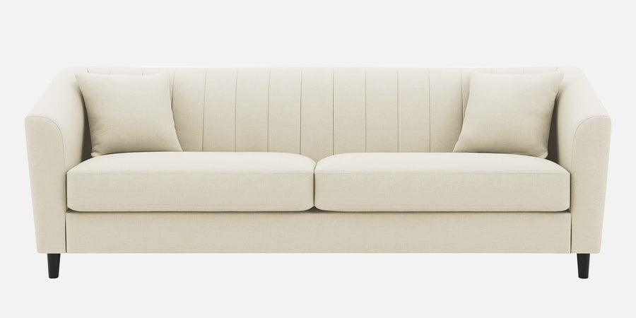 Polon Fabric 3 Seater Sofa In Maple Cream Colour - Febonic Living