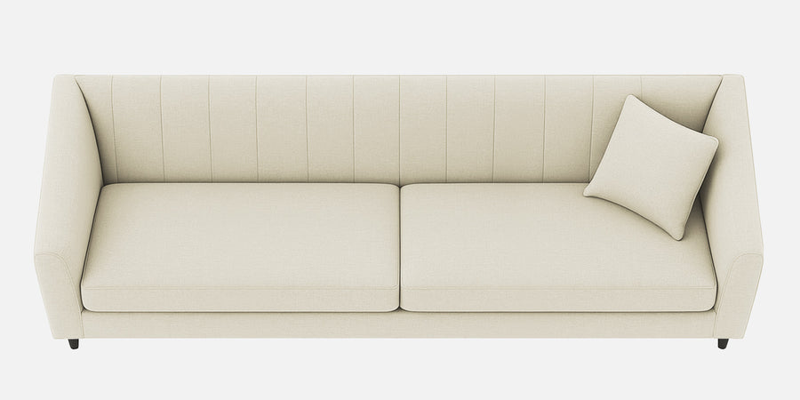 Polon Fabric 3 Seater Sofa In Maple Cream Colour - Febonic Living