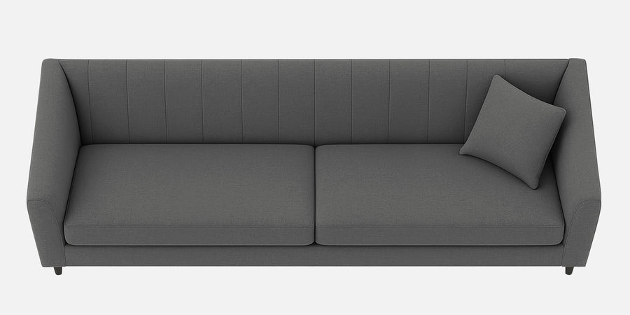 Polon Fabric 3 Seater Sofa In Stone Grey Colour - Febonic Living