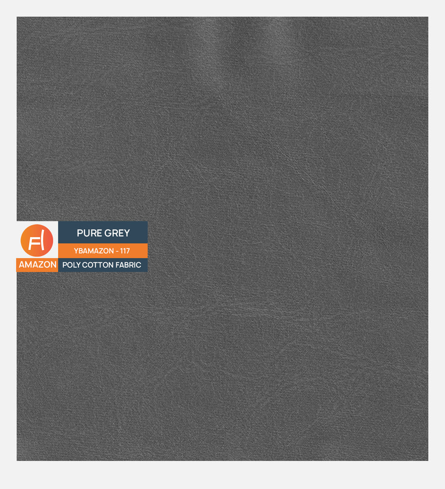 Textured suede Fabric Pure Grey 117 Code by Febonic Living
