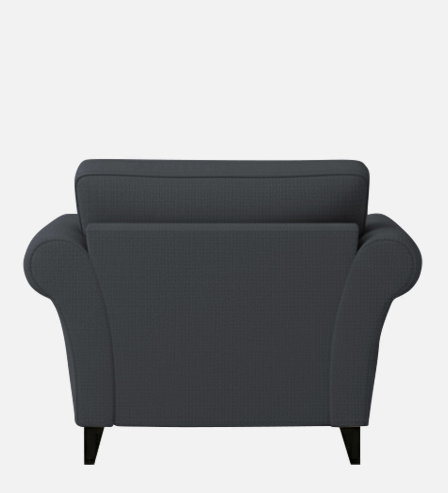 Rana Fabric 1 Seater Sofa In Charcoal Grey Colour - Febonic Living