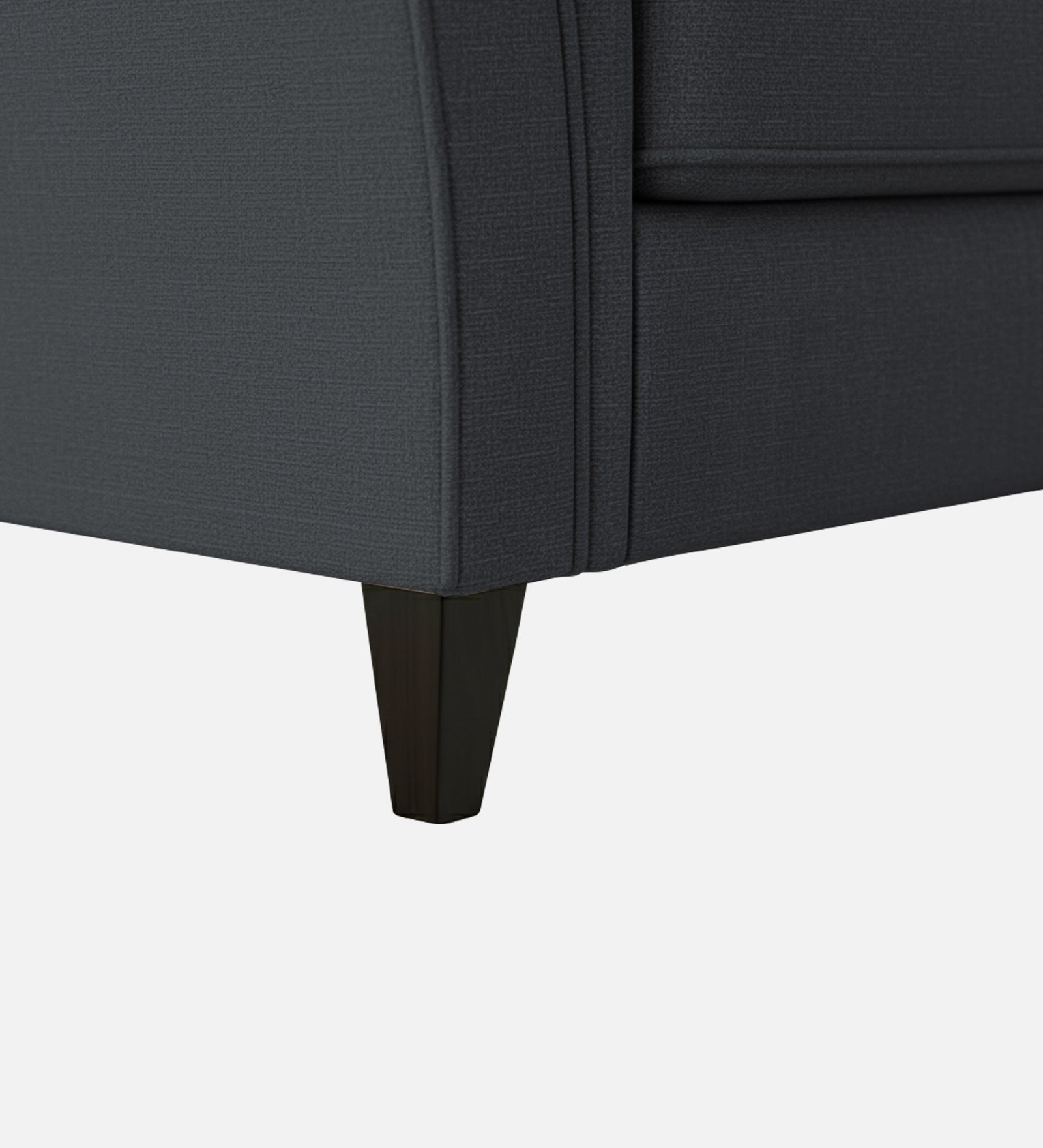 Rana Fabric 1 Seater Sofa In Charcoal Grey Colour - Febonic Living