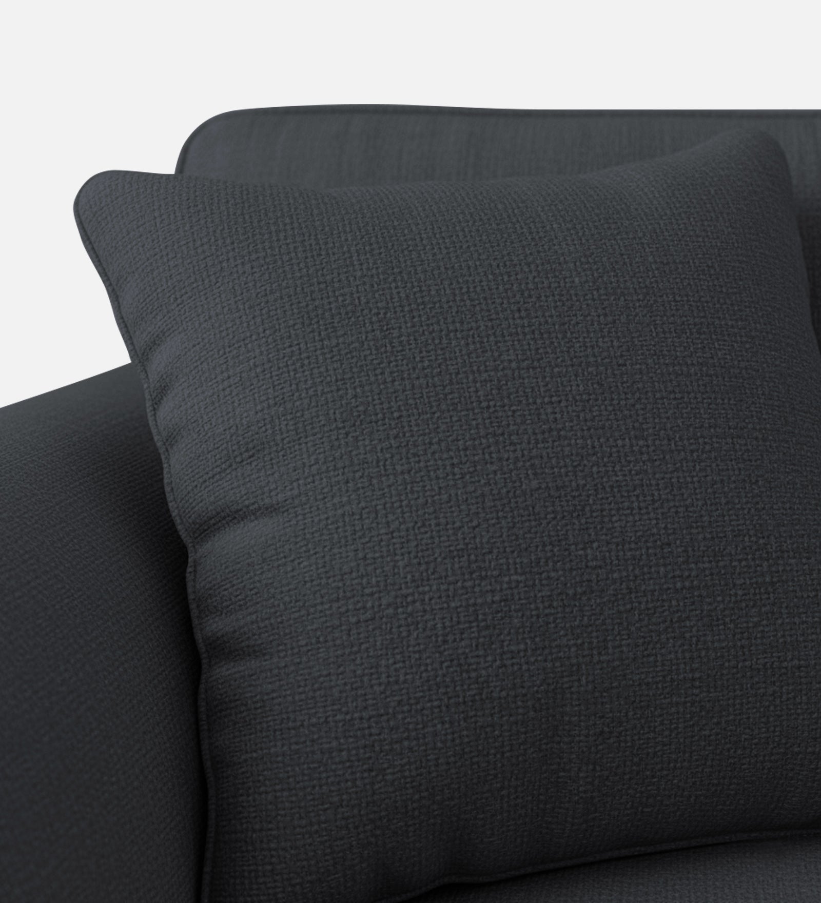 Rana Fabric 1 Seater Sofa In Charcoal Grey Colour - Febonic Living