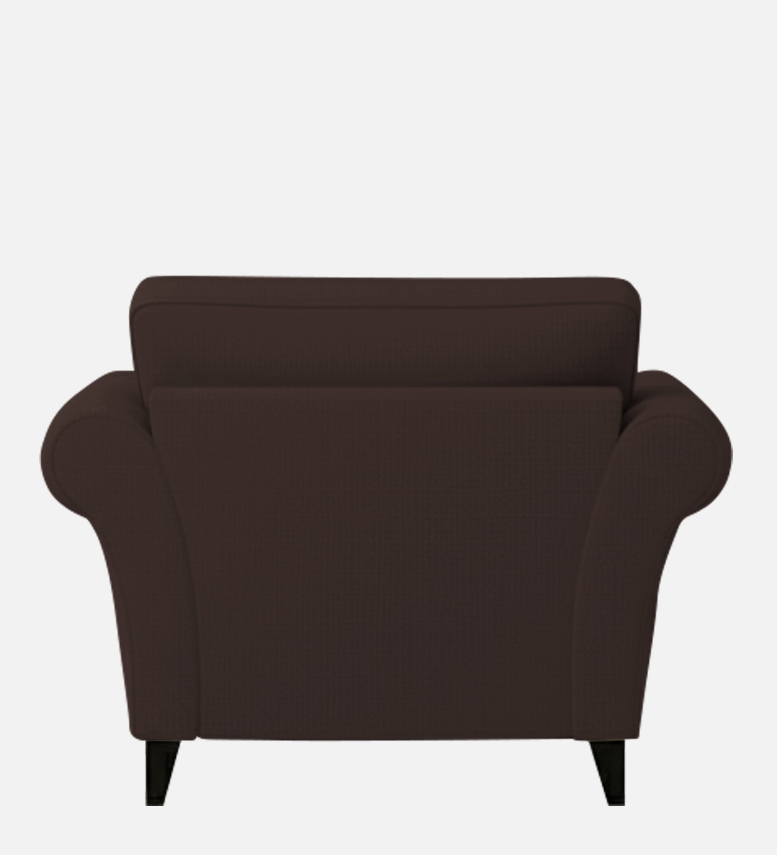 Rana Fabric 1 Seater Sofa In Coffee Brown Colour - Febonic Living