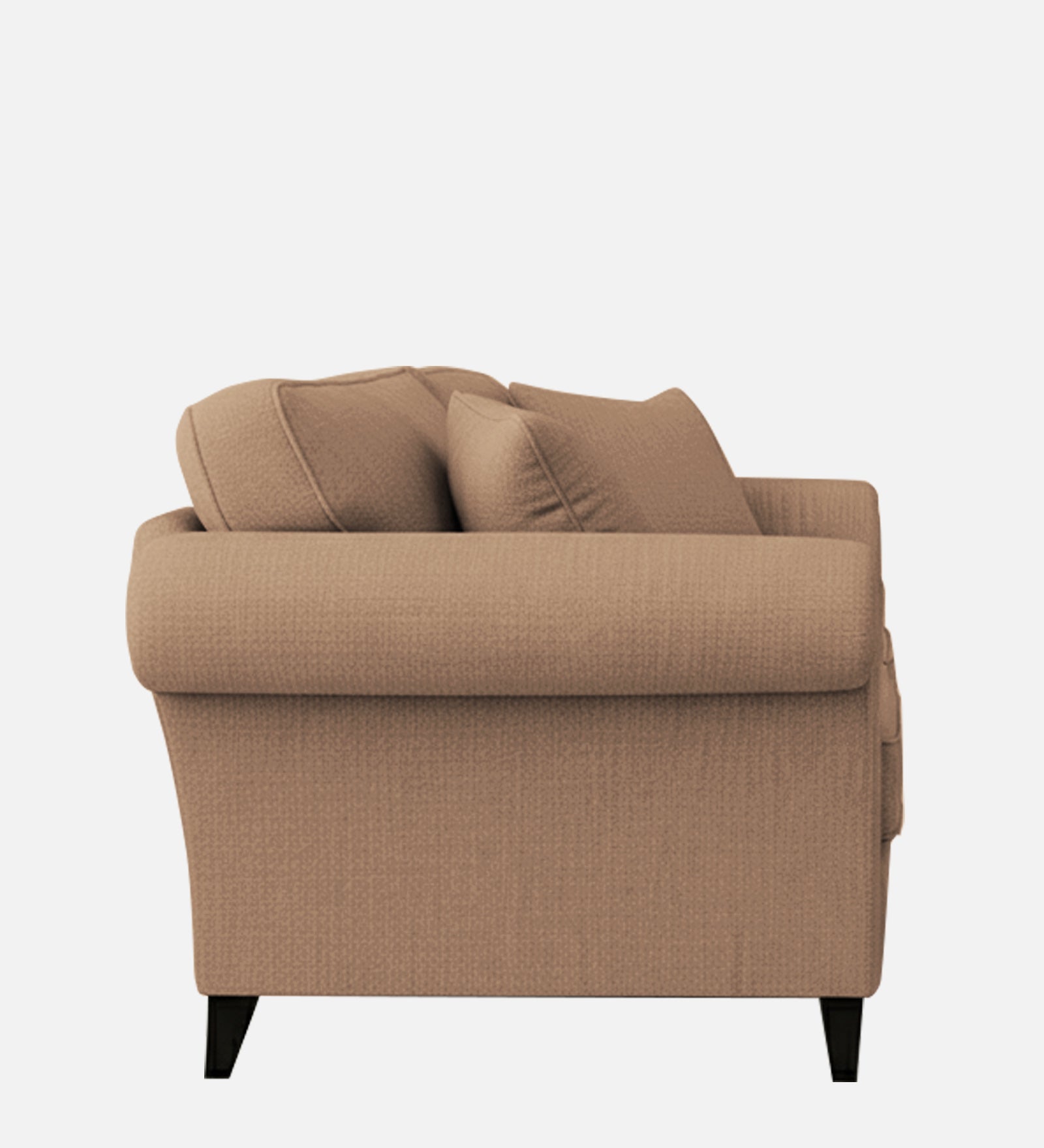 Rana Fabric 1 Seater Sofa In Cosmic Beige Colour - Febonic Living