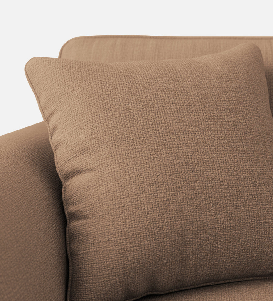 Rana Fabric 1 Seater Sofa In Cosmic Beige Colour - Febonic Living