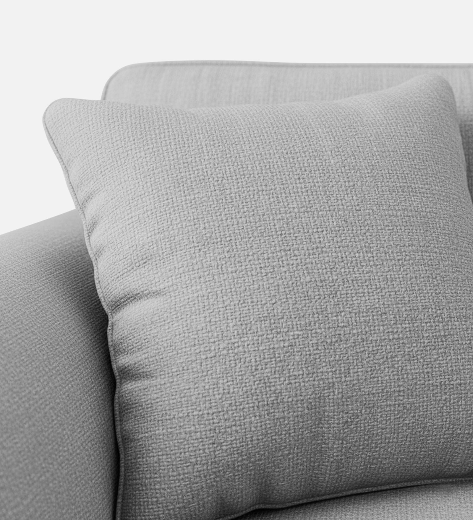 Rana Fabric 1 Seater Sofa In Lit Grey Colour - Febonic Living