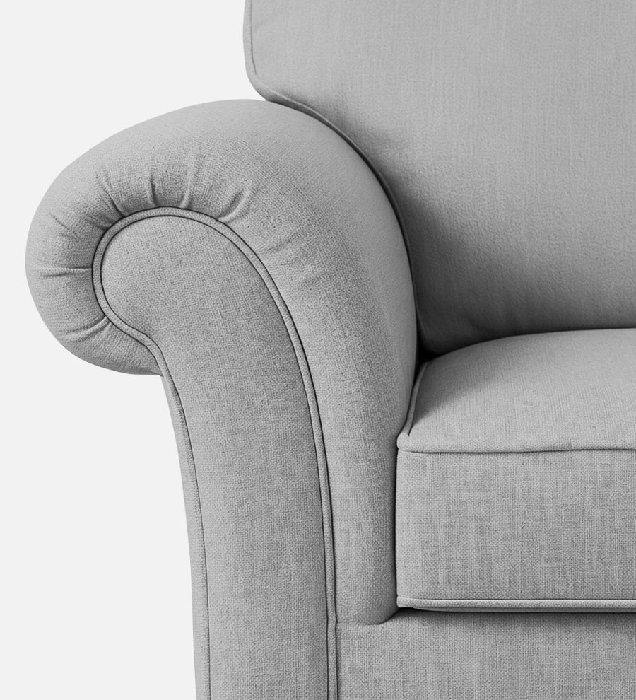 Rana Fabric 1 Seater Sofa In Lit Grey Colour - Febonic Living