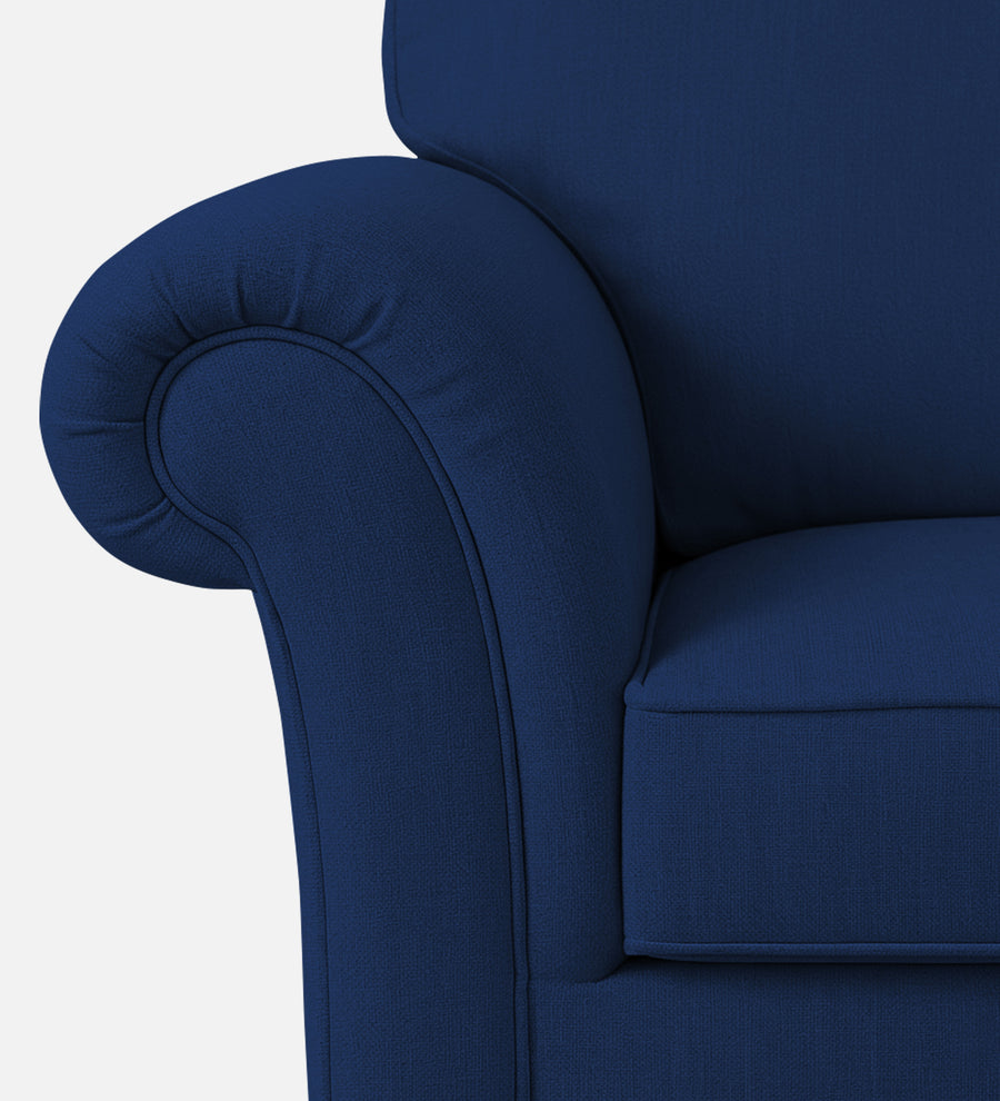 Rana Fabric 1 Seater Sofa In Royal Blue Colour - Febonic Living