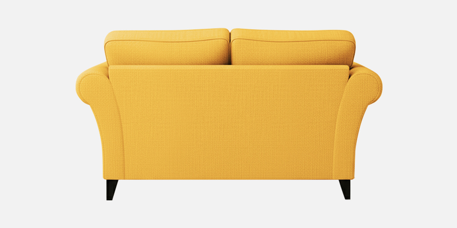 Rana Fabric 2 Seater Sofa In Bold Yellow Colour