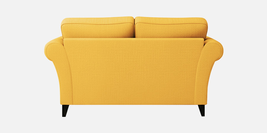 Rana Fabric 2 Seater Sofa In Bold Yellow Colour - Febonic Living