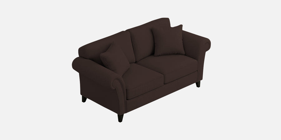 Rana Fabric 2 Seater Sofa In Coffee Brown Colour - Febonic Living