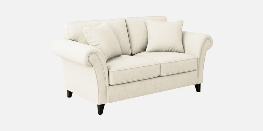 Rana Fabric 2 Seater Sofa In Ivory Cream Colour - Febonic Living