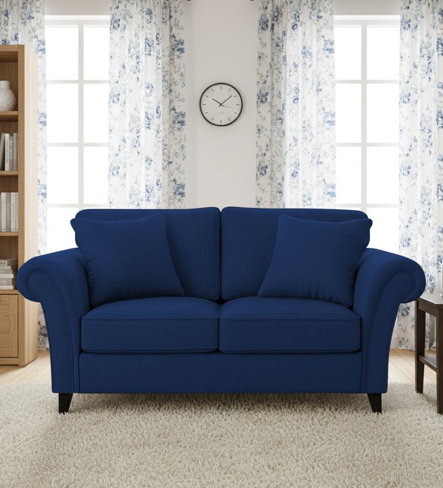 Rana  2 Seater Fabric Sofa - Royal Blue by Febonic Living
