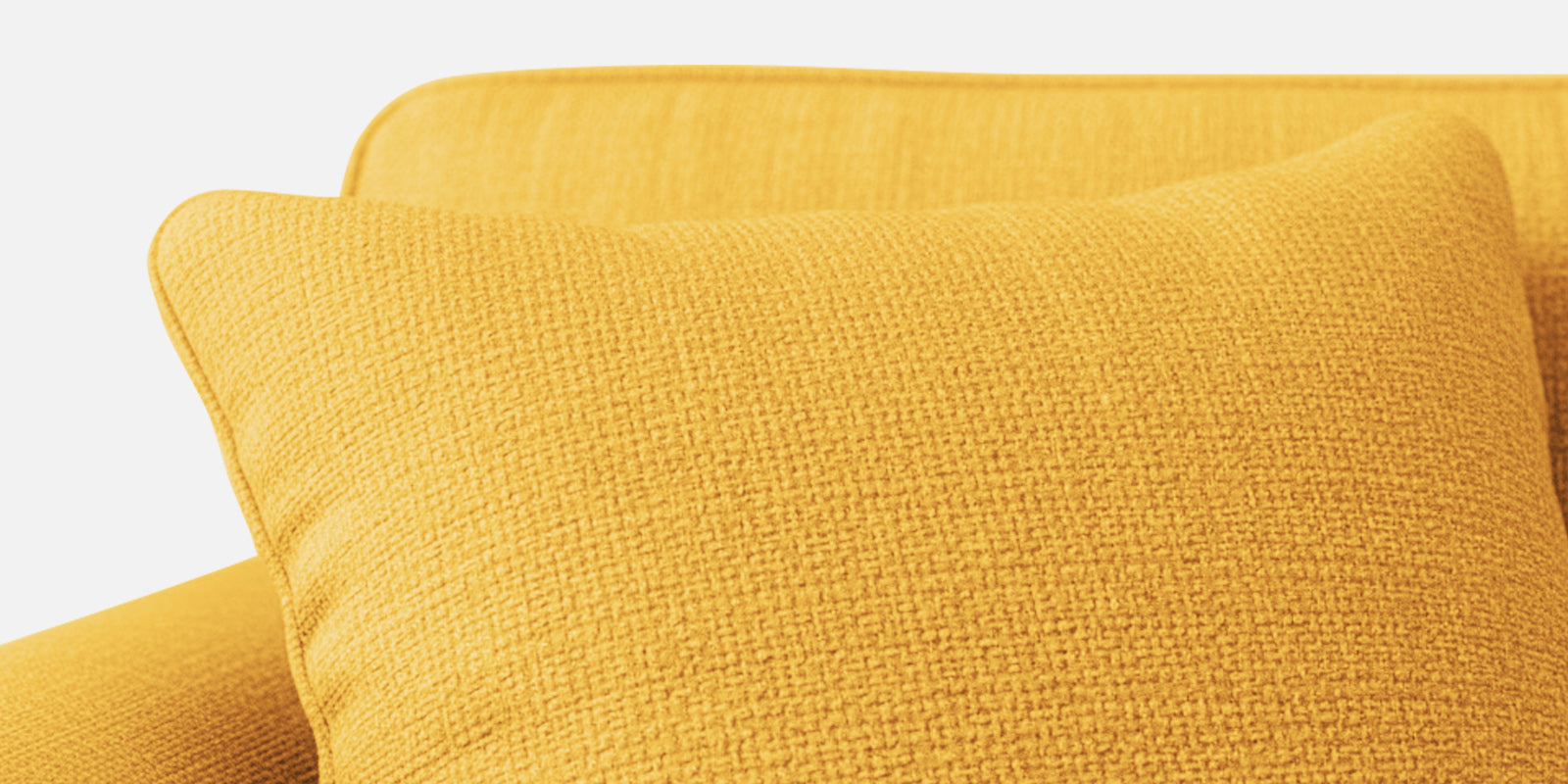 Rana Fabric 3 Seater Sofa In Bold Yellow Colour