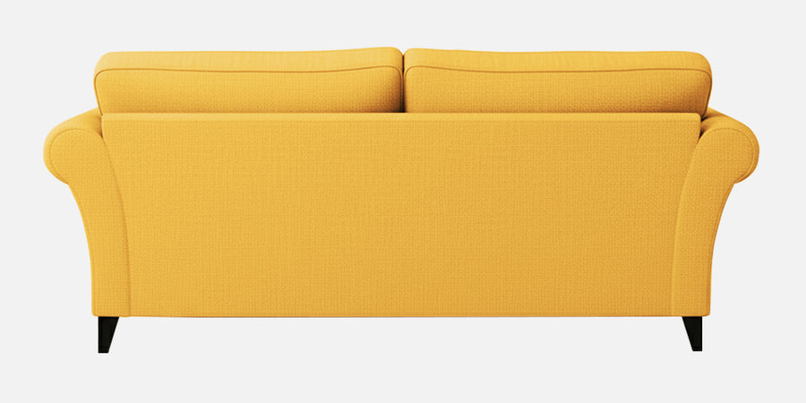 Rana Fabric 3 Seater Sofa In Bold Yellow Colour - Febonic Living