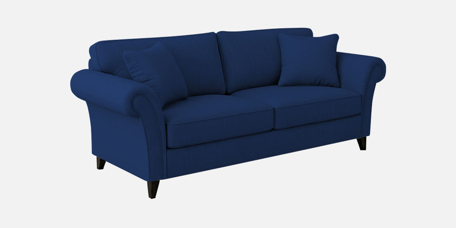 Rana Fabric 3 Seater Sofa In Royal Blue Colour - Febonic Living