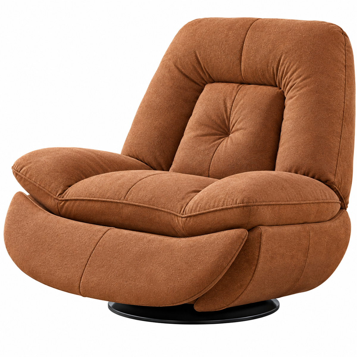 Reli Boucle Swivel Chair - Light Orange