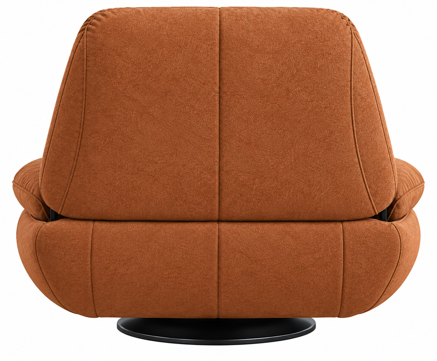 Reli Boucle Swivel Chair - Light Orange