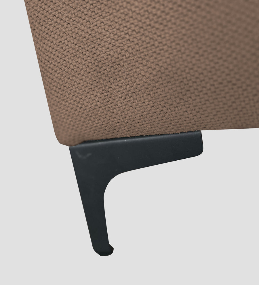 Rocar Fabric 1 Seater Sofa In Earthy Beige Colour - Febonic Living