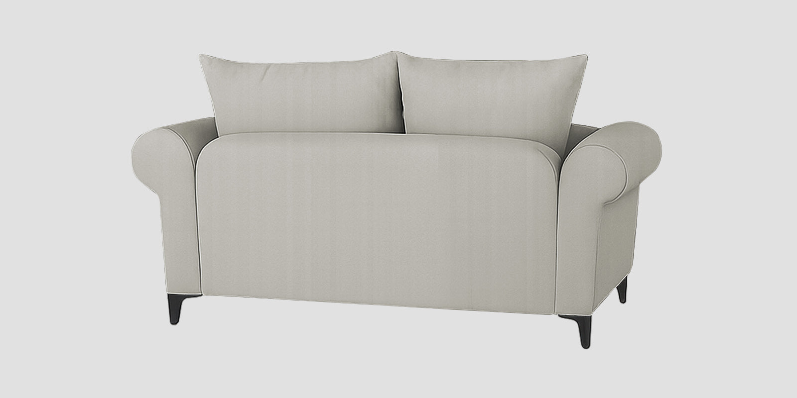 Rocar Fabric 2 Seater Sofa In Bone Beige Colour