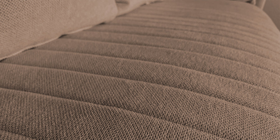 Rocar Fabric 2 Seater Sofa In Earthy Beige Colour - Febonic Living